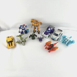 Transformers Mixed Figure Lot Dragons Playskool Rescue Bots Bumblebee Incomplete